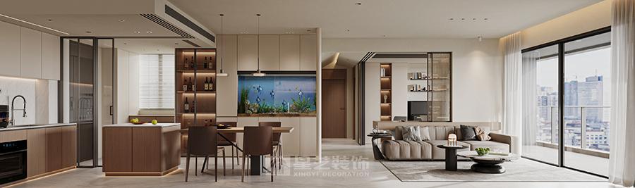 柔棕雅境，松弛感的現(xiàn)代輕奢居