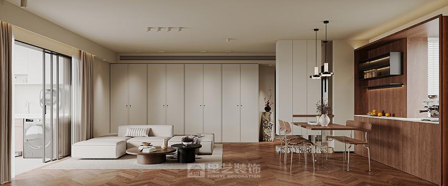 暖棕雅調(diào)，藏露有致的精致居境